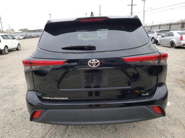 5TDGZRAH8MS531964 - 2021 TOYOTA HIGHLANDER XLE BLACK photo 6
