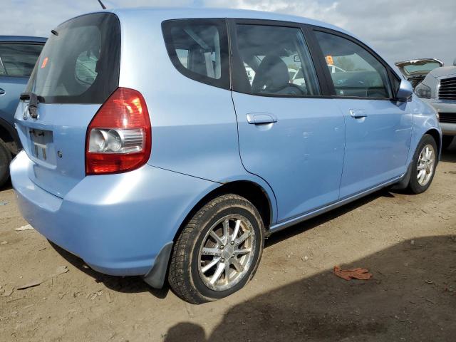 JHMGD38408S035602 - 2008 HONDA FIT BLUE photo 3