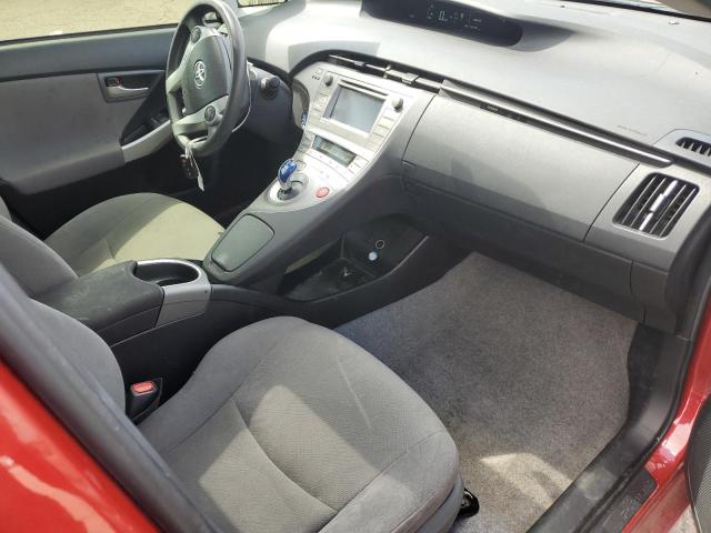 JTDKN3DU6F0445067 - 2015 TOYOTA PRIUS RED photo 8