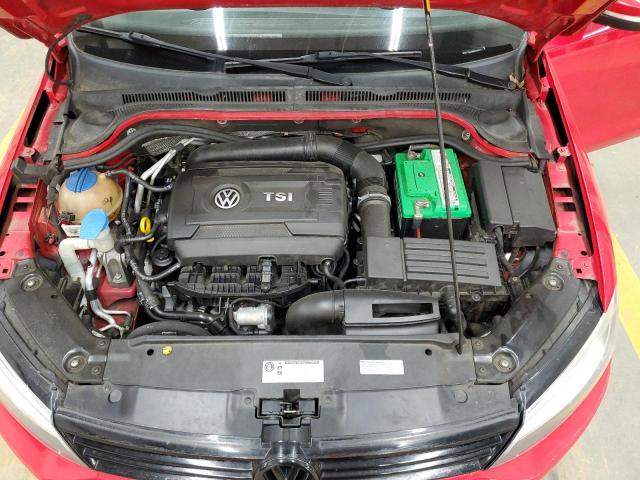 3VWD17AJ2EM245253 - 2014 VOLKSWAGEN JETTA SE RED photo 11