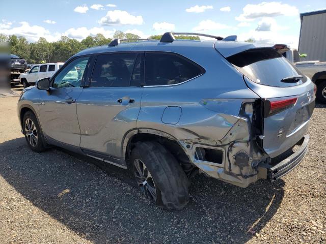 5TDGZRBH0MS108262 - 2021 TOYOTA HIGHLANDER XLE BLUE photo 2