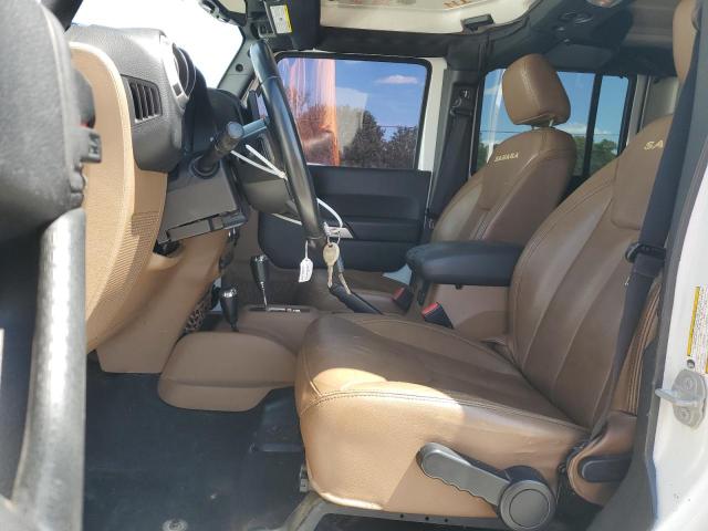 1C4BJWEG1FL644225 - 2015 JEEP WRANGLER U SAHARA WHITE photo 7