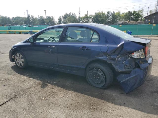19XFA16559E001231 - 2009 HONDA CIVIC LX BLUE photo 2
