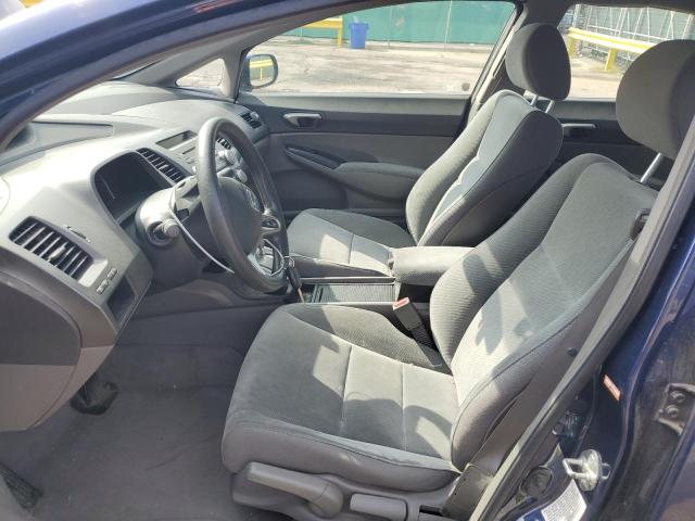 19XFA16559E001231 - 2009 HONDA CIVIC LX BLUE photo 7