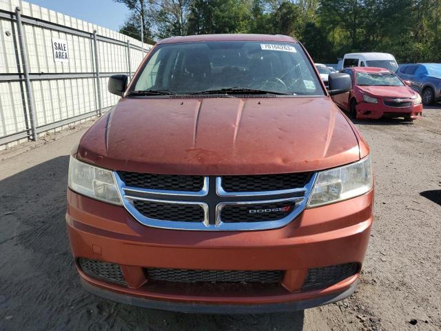 3C4PDCAB0DT517652 - 2013 DODGE JOURNEY SE ORANGE photo 5