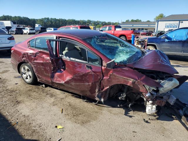 19XFB2F57EE068104 - 2014 HONDA CIVIC LX MAROON photo 4