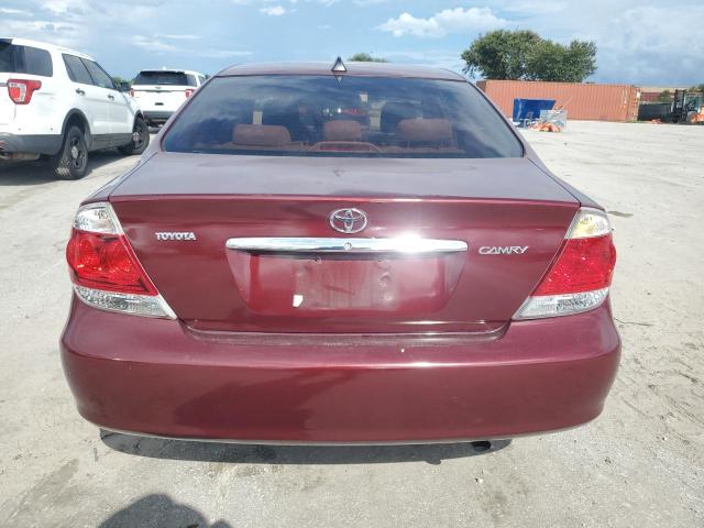 4T1BE30K95U057435 - 2005 TOYOTA CAMRY LE BURGUNDY photo 6