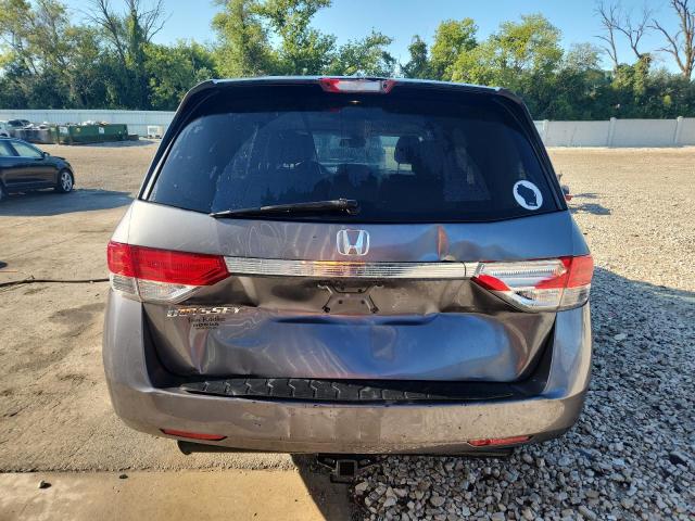 5FNRL5H66EB040273 - 2014 HONDA ODYSSEY EXL ნაცრისფერი ფოტო 6