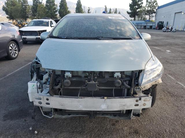 JTDKN3DPXC3007091 - 2012 TOYOTA PRIUS PLUG Бирюзовый фото 5
