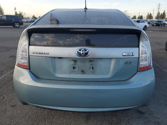 JTDKN3DPXC3007091 - 2012 TOYOTA PRIUS PLUG Бирюзовый фото 6