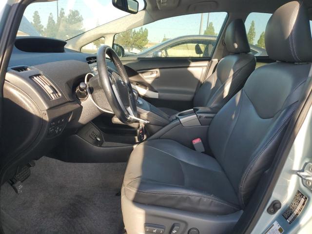 JTDKN3DPXC3007091 - 2012 TOYOTA PRIUS PLUG Бирюзовый фото 7