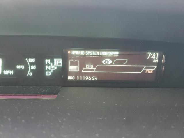 JTDKN3DPXC3007091 - 2012 TOYOTA PRIUS PLUG Бирюзовый фото 9