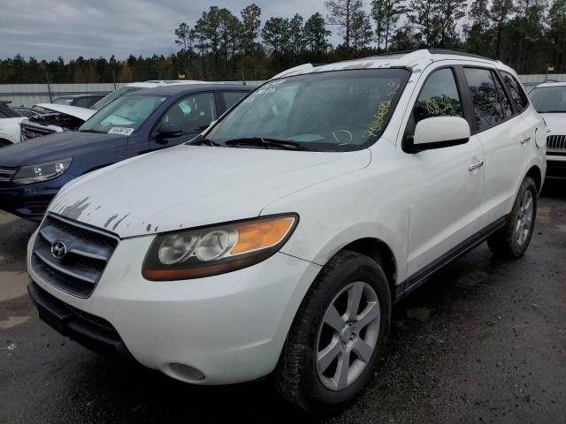 5NMSH73E17H043113 - 2007 HYUNDAI SANTA FE SE WHITE photo 1