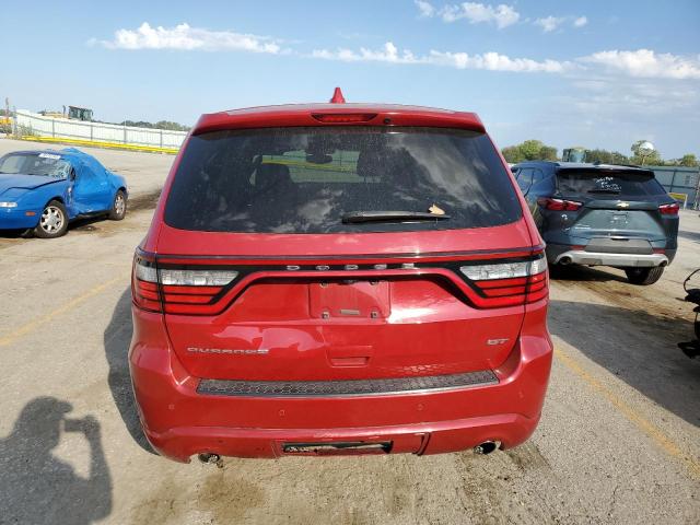 1C4RDHDG5JC171778 - 2018 DODGE DURANGO GT RED photo 6