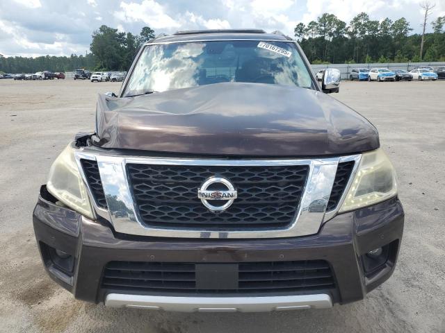 JN8AY2NF6H9300868 - 2017 NISSAN ARMADA PLATINUM BROWN photo 5