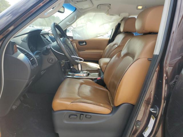 JN8AY2NF6H9300868 - 2017 NISSAN ARMADA PLATINUM BROWN photo 7