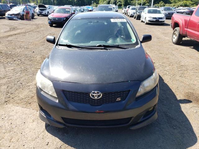 2T1BU4EE4AC346147 - 2010 TOYOTA COROLLA BASE BLACK photo 5