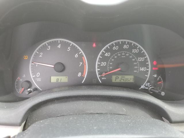 2T1BU4EE6BC703233 - 2011 TOYOTA COROLLA BASE GRAY photo 9