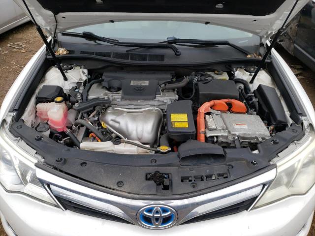 4T1BD1FK9DU072630 - 2013 TOYOTA CAMRY HYBRID WHITE photo 11