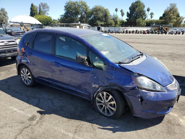JHMGE8H30CC030047 - 2012 HONDA FIT BLUE photo 4