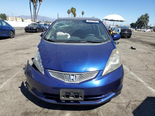 JHMGE8H30CC030047 - 2012 HONDA FIT BLUE photo 5