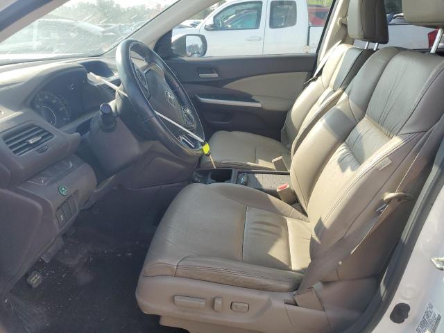 5J6RM4H76DL046855 - 2013 HONDA CR-V EXL WHITE photo 7