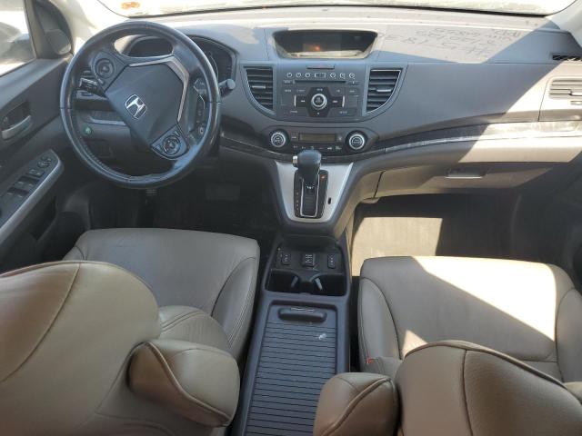 5J6RM4H76DL046855 - 2013 HONDA CR-V EXL WHITE photo 8