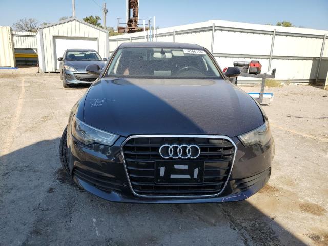 WAUGGAFC4DN097226 - 2013 AUDI A6 PREMIUM PLUS BLUE photo 5