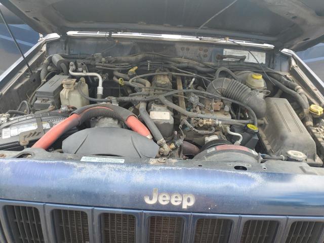 1J4FF48S0YL162365 - 2000 JEEP CHEROKEE SPORT BLUE photo 12