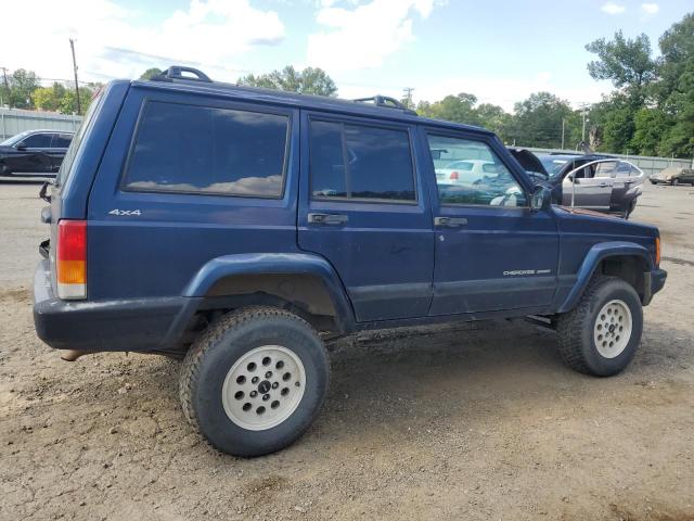 1J4FF48S0YL162365 - 2000 JEEP CHEROKEE SPORT BLUE photo 3
