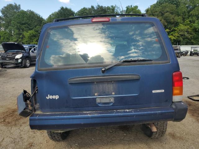 1J4FF48S0YL162365 - 2000 JEEP CHEROKEE SPORT BLUE photo 6