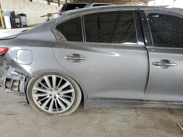JN1BV7AP1FM345833 - 2015 INFINITI Q50 BASE ნაცრისფერი ფოტო 10