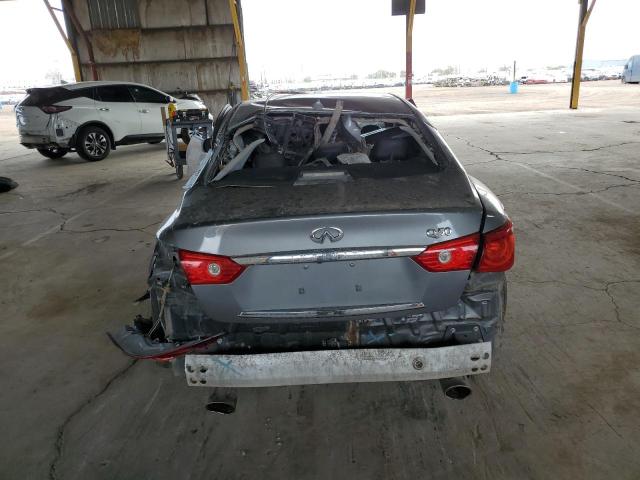 JN1BV7AP1FM345833 - 2015 INFINITI Q50 BASE ნაცრისფერი ფოტო 6