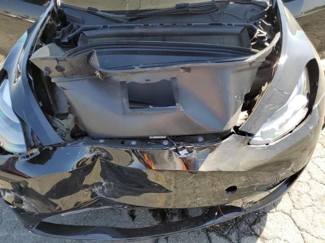 7SAYGDEE7SF251731 - 2025 TESLA MODEL Y შავი ფოტო 12