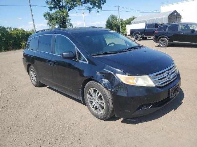 5FNRL5H27CB506898 - 2012 HONDA ODYSSEY LX BLACK photo 4