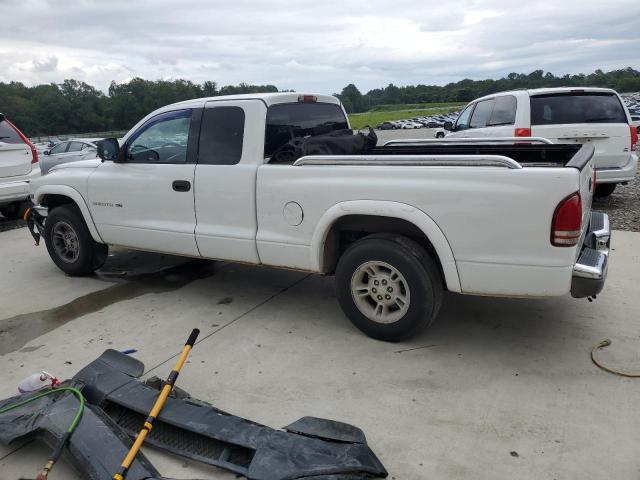 1B7GL22X2XS106718 - 1999 DODGE DAKOTA WHITE photo 2