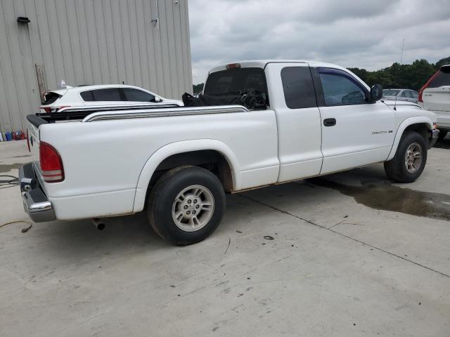 1B7GL22X2XS106718 - 1999 DODGE DAKOTA WHITE photo 3