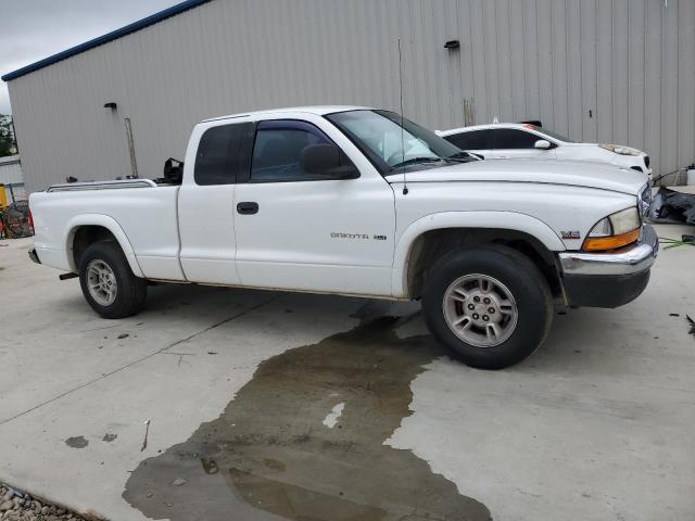 1B7GL22X2XS106718 - 1999 DODGE DAKOTA WHITE photo 4