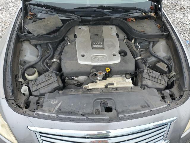 JN1CV6AP2DM717367 - 2013 INFINITI G37 BASE Сірий фото 11