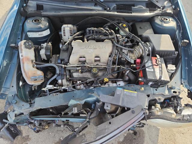 1G1NE52J02M621138 - 2002 CHEVROLET MALIBU LS TEAL photo 11