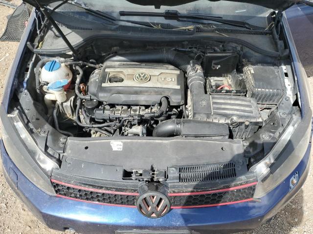 WVWHD7AJ3CW232620 - 2012 VOLKSWAGEN GTI BLUE photo 11