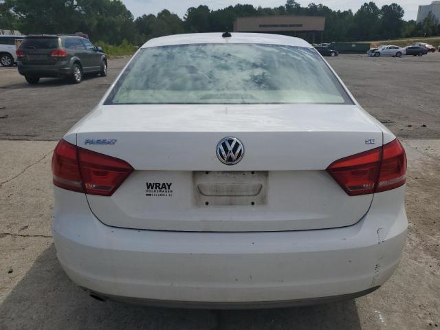 1VWBH7A30DC052698 - 2013 VOLKSWAGEN PASSAT SE WHITE photo 6