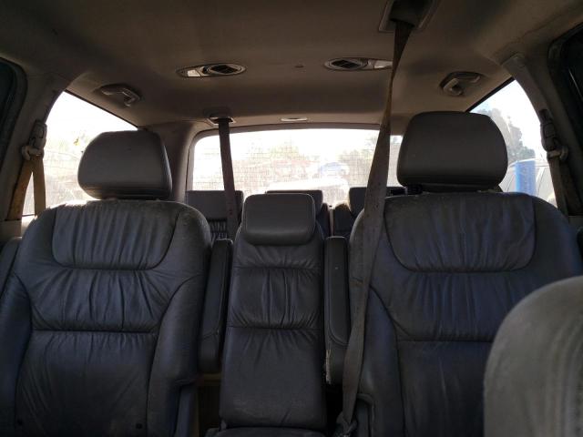 5FNRL3H78AB065652 - 2010 HONDA ODYSSEY EXL BLUE photo 10