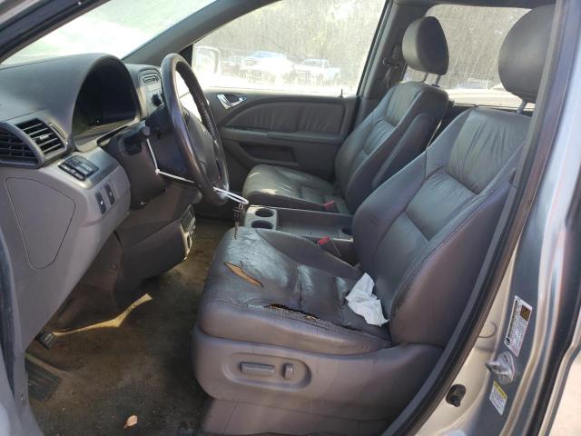 5FNRL3H78AB065652 - 2010 HONDA ODYSSEY EXL BLUE photo 7