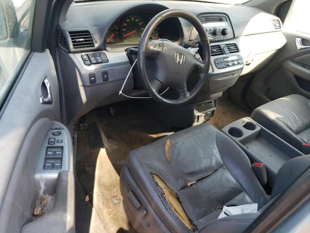 5FNRL3H78AB065652 - 2010 HONDA ODYSSEY EXL BLUE photo 8