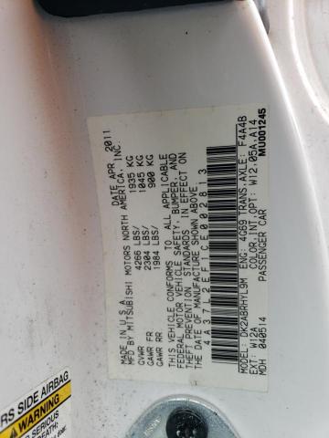 4A37L2EF1CE002813 - 2012 MITSUBISHI ECLIPSE SPYDER GS 白色 照片 13