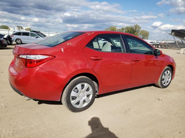 5YFBURHE7EP104564 - 2014 TOYOTA COROLLA L RED photo 3