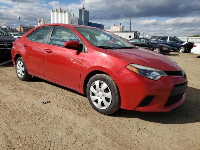 5YFBURHE7EP104564 - 2014 TOYOTA COROLLA L RED photo 4