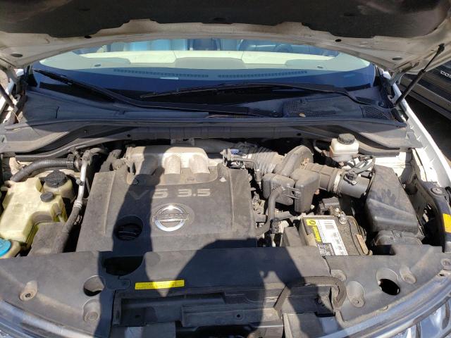 JN8AZ08W17W660286 - 2007 NISSAN MURANO SL WHITE photo 12