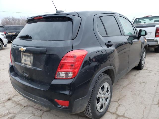 3GNCJKSB2KL182155 - 2019 CHEVROLET TRAX LS BLACK photo 3